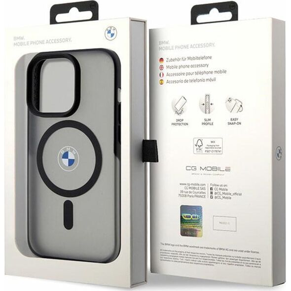 BMW Etui BMW BMHMP14LDSLK Apple iPhone 14 Pro czarny/black hardcase Signature MagSafe