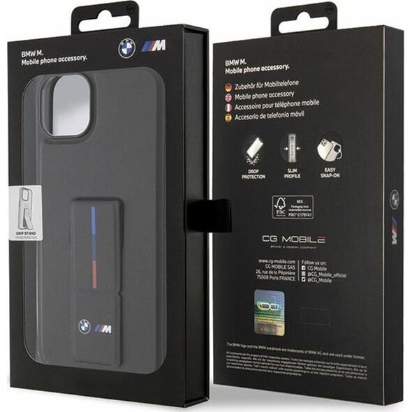 BMW Etui BMW BMHCP14M22GSLK Apple iPhone 14 Plus czarny/black hardcase Grip Hot Stamp
