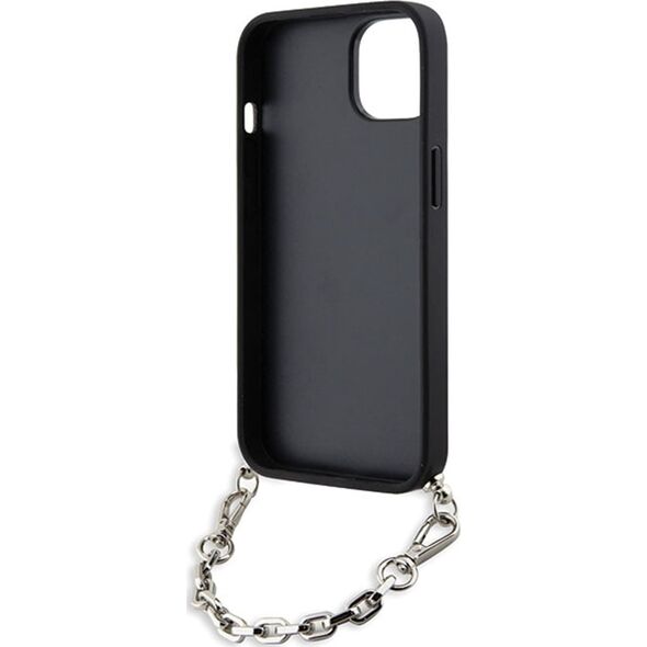 Karl Lagerfeld Etui Karl Lagerfeld KLHCP14SSACKLHPK Apple iPhone 14 czarny/black hardcase Saffiano Monogram Chain