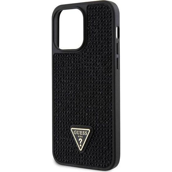 Guess Etui Guess GUHCP14XHDGTPK Apple iPhone 14 Pro Max czarny/black hardcase Rhinestone Triangle