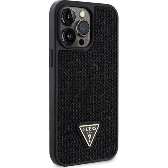 Guess Etui Guess GUHCP14XHDGTPK Apple iPhone 14 Pro Max czarny/black hardcase Rhinestone Triangle