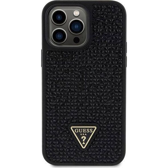 Guess Etui Guess GUHCP14XHDGTPK Apple iPhone 14 Pro Max czarny/black hardcase Rhinestone Triangle
