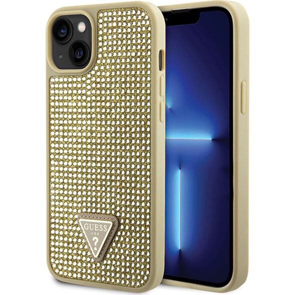 Guess Etui Guess GUHCP14MHDGTPD Apple iPhone 14 Plus złoty/gold hardcase Rhinestone Triangle
