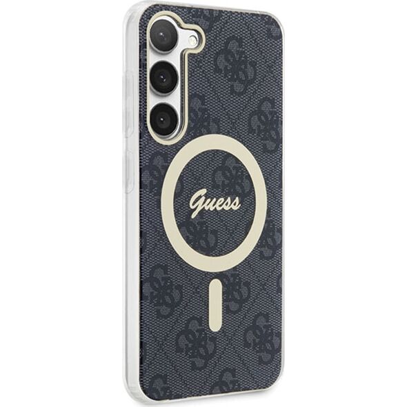 Guess Etui Guess GUHMS23SH4STK Samsung Galaxy S23 czarny/black hardcase 4G MagSafe