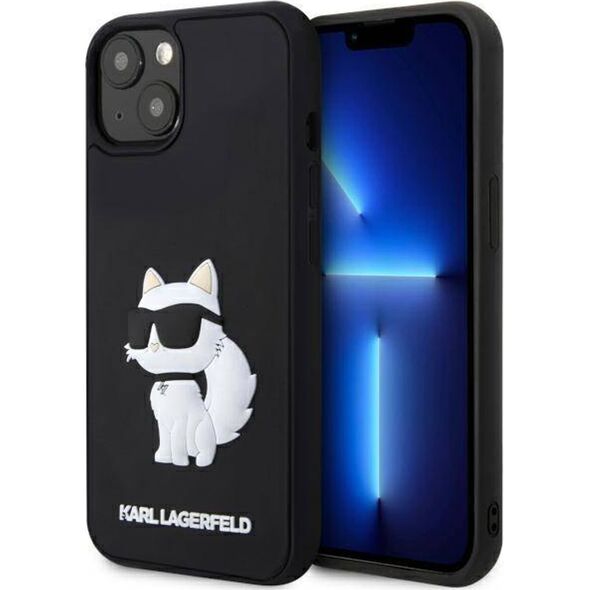 Karl Lagerfeld Karl Lagerfeld KLHCP14M3DRKHNK iPhone 14 Plus 6.7" czarny/black hardcase Rubber Choupette 3D