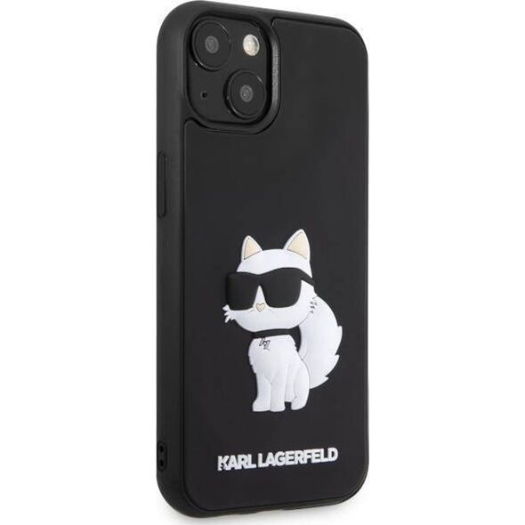 Karl Lagerfeld Karl Lagerfeld KLHCP14M3DRKHNK iPhone 14 Plus 6.7" czarny/black hardcase Rubber Choupette 3D