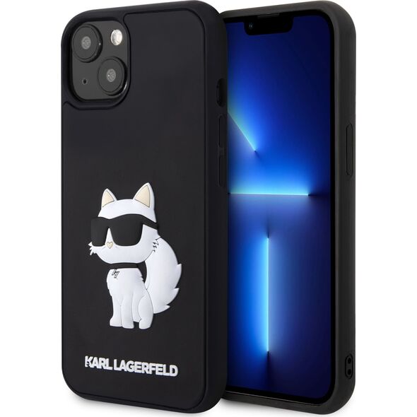 Karl Lagerfeld Karl Lagerfeld KLHCP14M3DRKHNK iPhone 14 Plus 6.7" czarny/black hardcase Rubber Choupette 3D