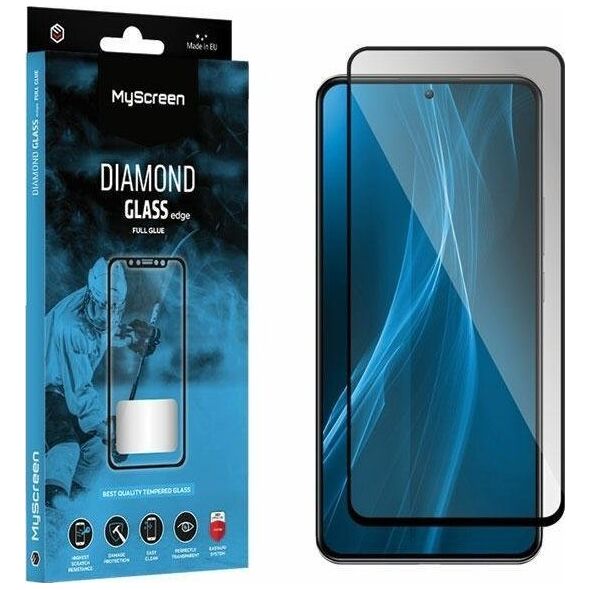 MyScreen Protector Szkło hartowane MyScreen Diamond Glass Edge FG Xiaomi POCO F5 Pro czarny/black Full Glue