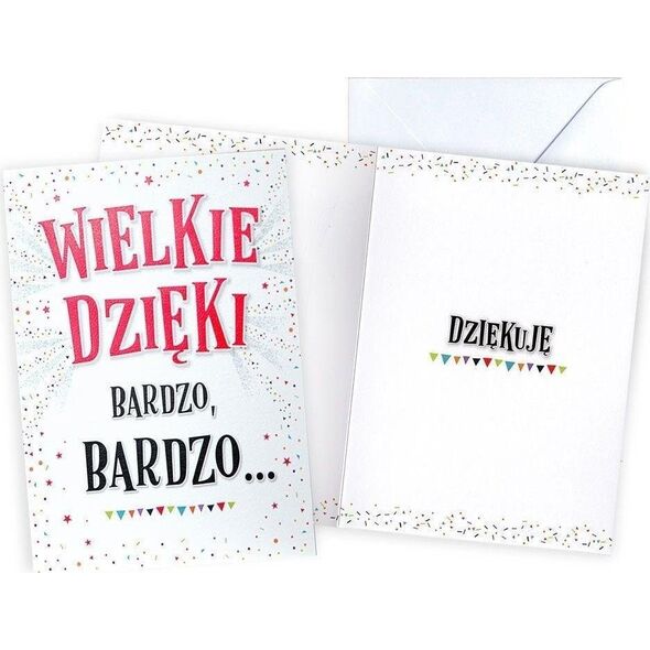 KUKARTKA KARNET V PODZIEKOWANIE V-076
