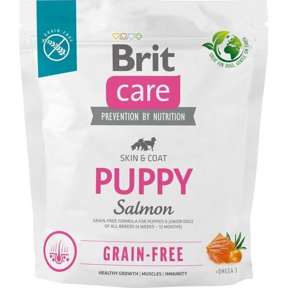 Brit Sucha karma dla psa Dog Grain-free Puppy Salmon 1 kg