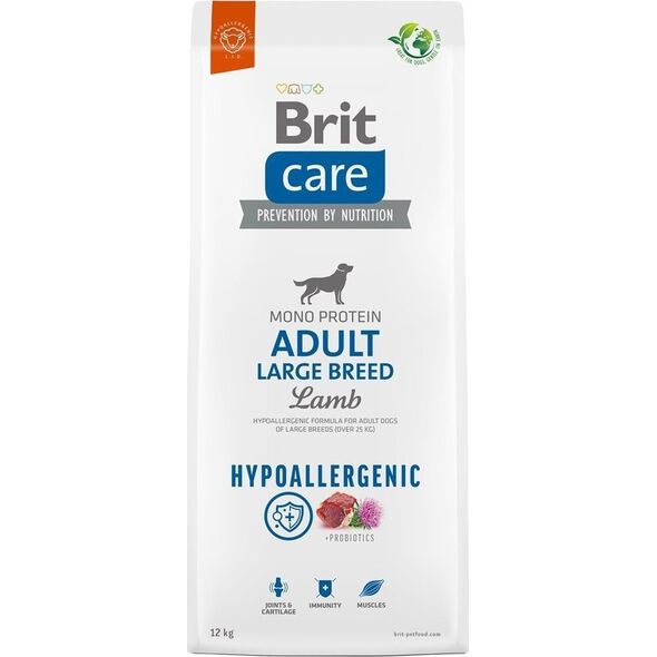 Brit Care Dog Hypoallergenic Adult Large Breed Lamb - 12KG