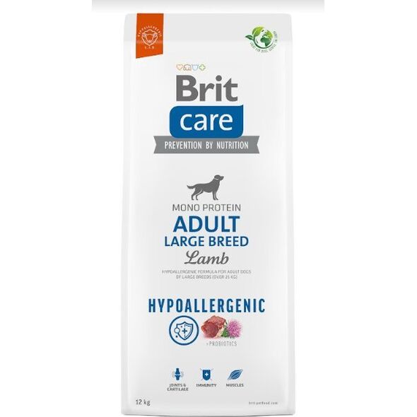 Brit Care Dog Hypoallergenic Adult Large Breed Lamb - 12KG