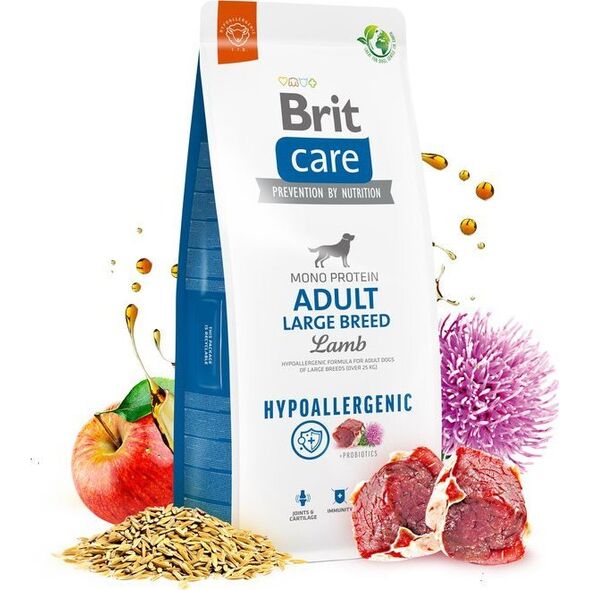 Brit Care Dog Hypoallergenic Adult Large Breed Lamb - 12KG