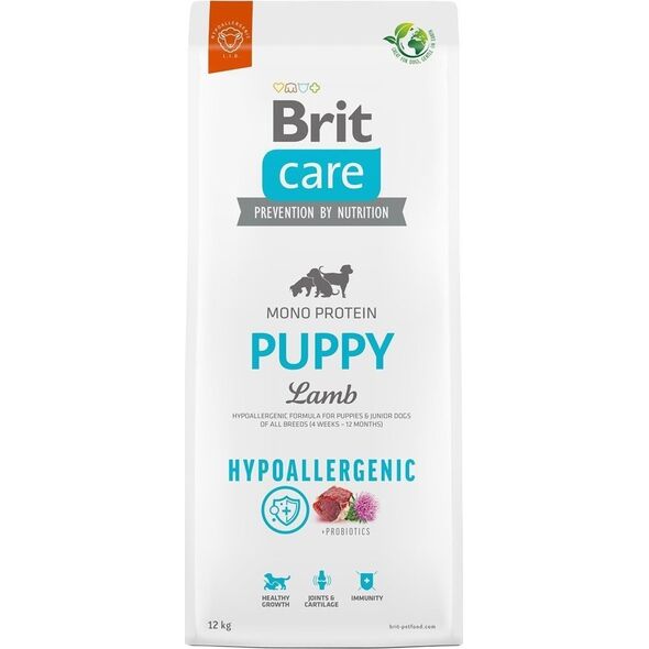 Brit Care Dog Hypoallergenic Puppy Lamb - 12KG