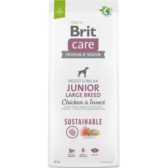 Brit Brit Care Dog Sustainable Large Chicken Insect 12kg