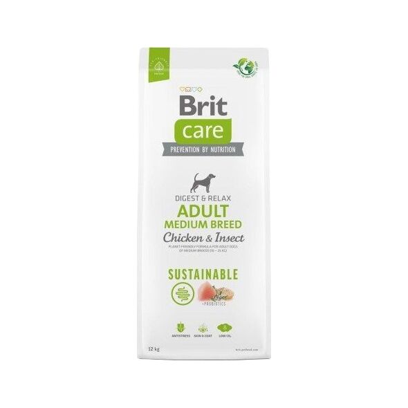 Brit Care Sustainable Adult Med Chicken Insect 12kg