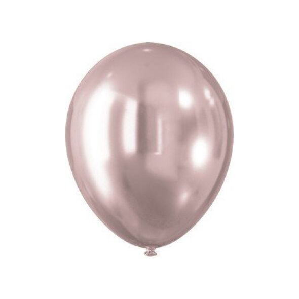 Selgros Balony - efekt chromu różowe (5 szt.)