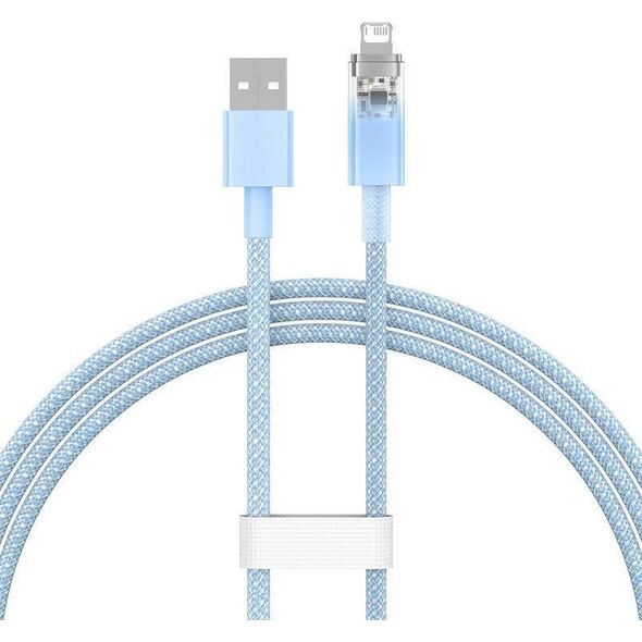 Kabel USB Baseus USB-A - Lightning 1 m Niebieski (CATS010003)