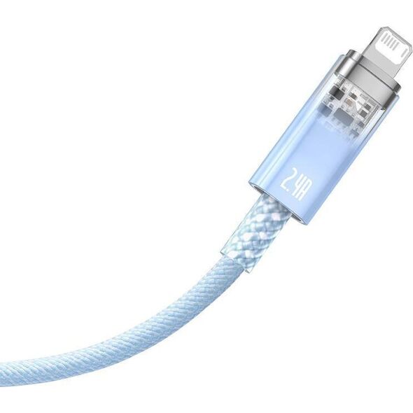 Kabel USB Baseus USB-A - Lightning 1 m Niebieski (CATS010003)