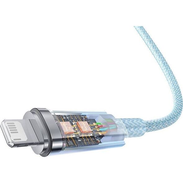 Kabel USB Baseus USB-A - Lightning 1 m Niebieski (CATS010003)