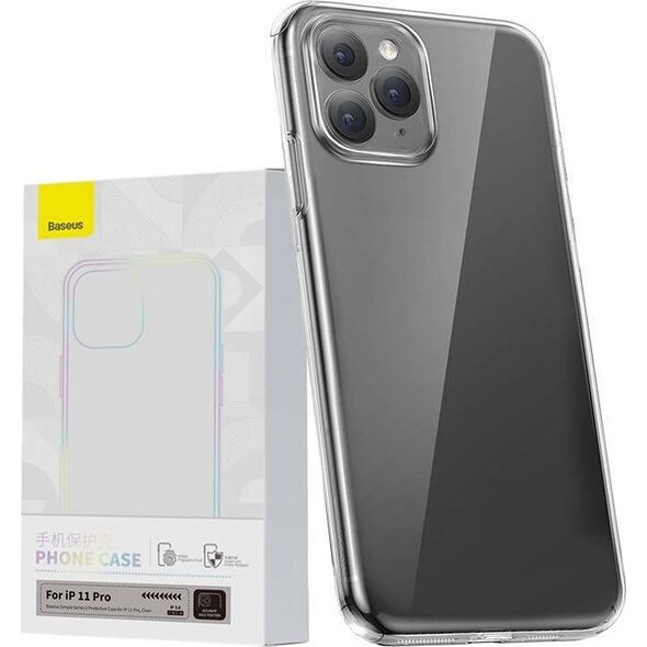 Baseus Przeźroczyste Etui Baseus Simple do iPhone 11 Pro