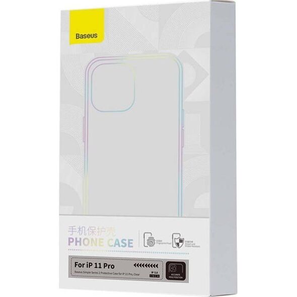 Baseus Przeźroczyste Etui Baseus Simple do iPhone 11 Pro