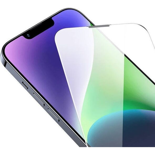Baseus Szkło hartowane Baseus Corning do iPhone 13 Pro Max/14 Plus z filtrem przeciwpyłowym
