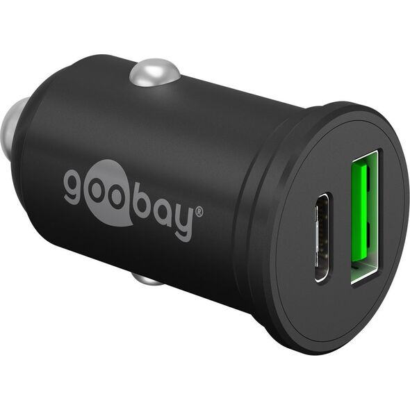 Ładowarka Goobay Goobay Dual-USB Car Fast Charger USB-C