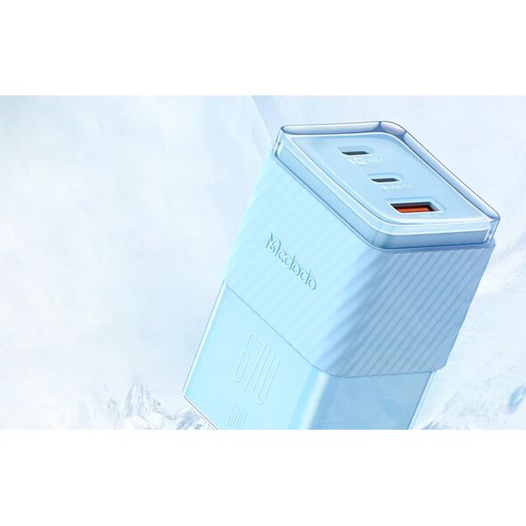 Ładowarka Mcdodo Ładowarka sieciowa GaN 65W Mcdodo CH-1501 2x USB-C, USB-A (czarna)