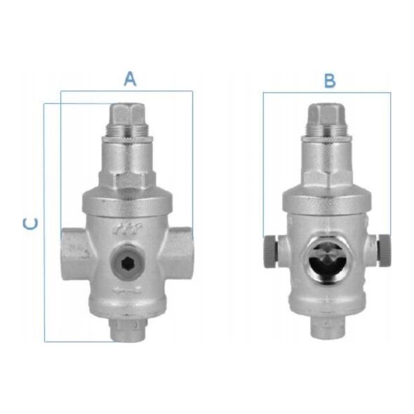 Afriso Reduktor ciśnienia wody BPR, GW3/4"