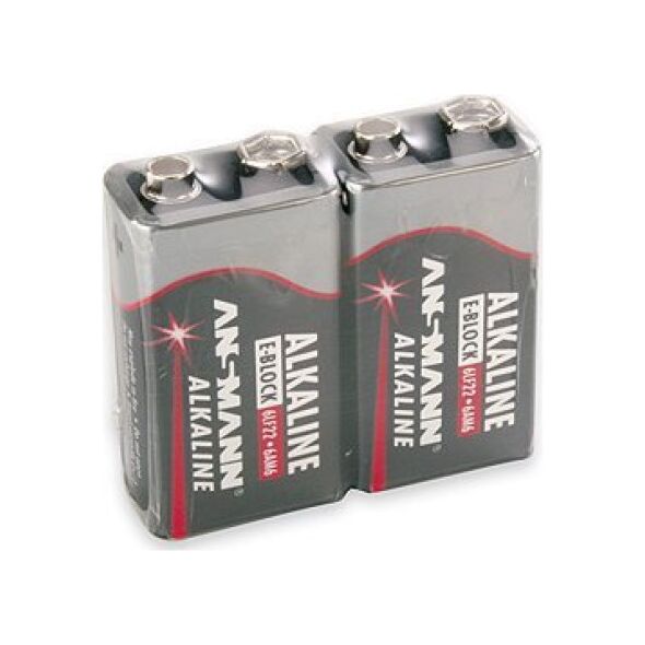 Ansmann 1x2 Ansmann Alkaline 9V-Block red-line