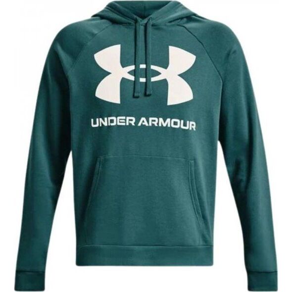 Under Armour Bluza męska Under Armour Rival Fleece Big Logo HD zielona 1357093 722 M