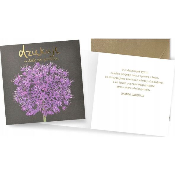 KUKARTKA KARNET QRP KW PODZIEKOWANIE