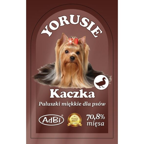 ADBI Adbi 250g Przysmak dla Psa Yorusie Paluszki Kaczka