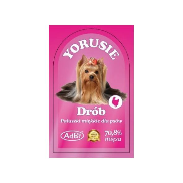 ADBI Adbi 250g Przysmak dla Psa Yorusie Paluszki Drób