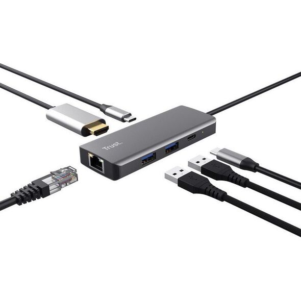 Stacja/replikator Trust Multi-port USB-C (24968)