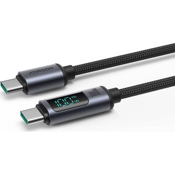 Kabel USB Joyroom USB-C - USB-C 1.2 m Czarny (S-CC100A16 1.2m CB)