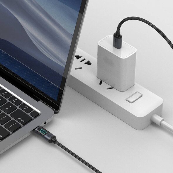 Kabel USB Joyroom USB-C - USB-C 1.2 m Czarny (S-CC100A16 1.2m CB)