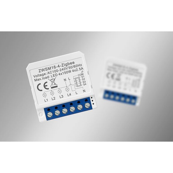Avatto Inteligentny przełącznik dopuszkowy ZigBee Avatto ZWSM16-W4 TUYA