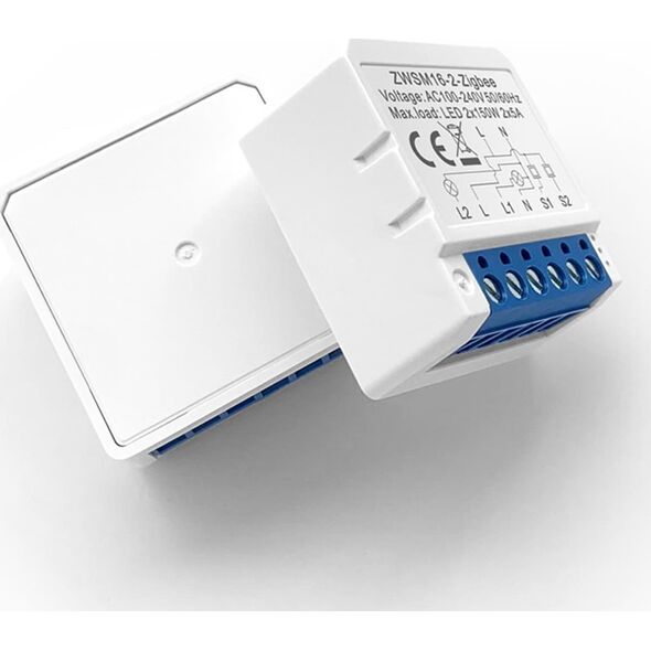 Avatto Inteligentny przełącznik dopuszkowy ZigBee Avatto ZWSM16-W2 TUYA
