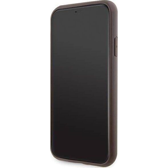 Guess Etui Guess GUHCN61P4SNW Apple iPhone 11/XR brązowy/brown hardcase 4G Stripe