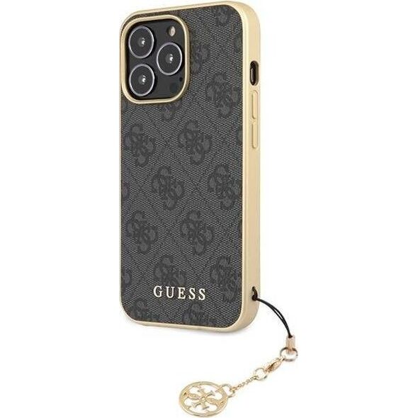 Guess Etui Guess GUHCP14XGF4GGR Apple iPhone 14 Pro Max szary/grey hardcase 4G Charms Collection