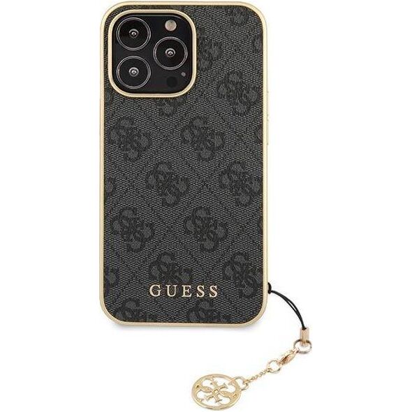 Guess Etui Guess GUHCP14XGF4GGR Apple iPhone 14 Pro Max szary/grey hardcase 4G Charms Collection