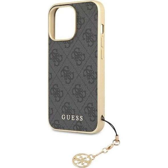 Guess Etui Guess GUHCP14XGF4GGR Apple iPhone 14 Pro Max szary/grey hardcase 4G Charms Collection