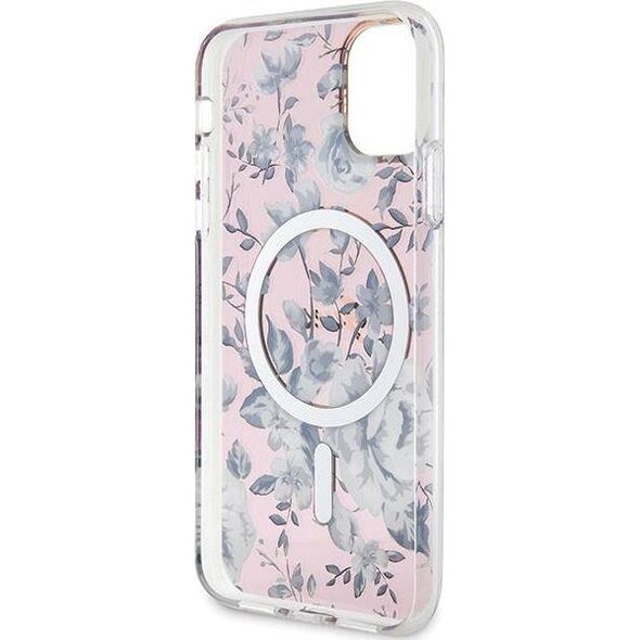 Guess Etui Guess GUHMN61HCFWSP Apple iPhone 11/XR różowy/pink hardcase Flower MagSafe