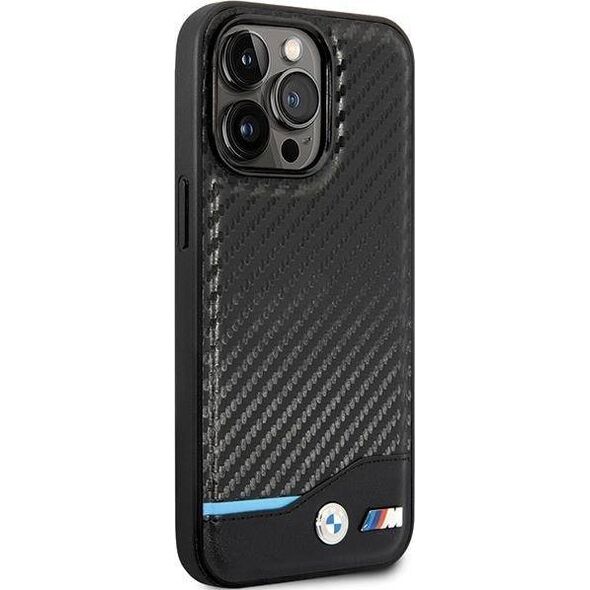 BMW Etui BMW BMHCP13L22NBCK Apple iPhone 13 Pro czarny/black hardcase Leather Carbon