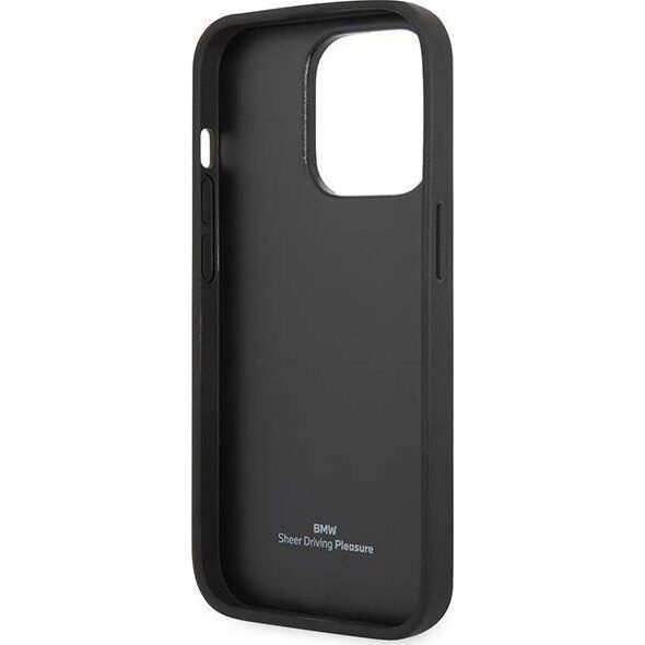 BMW Etui BMW BMHCP14X22RPSK iPhone 14 Pro Max 6,7" czarny/black Leather Seats Pattern