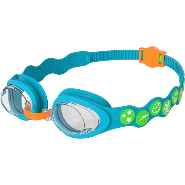 Speedo Okulary Pływackie Junior Sea Squad Blue/Orange