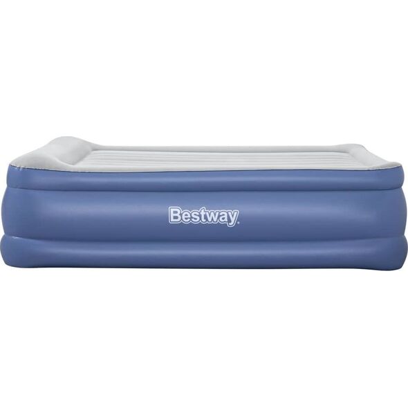 Bestway Dmuchane łóżko Tritech, 2-os., 203x152x56 cm, niebiesko-szare