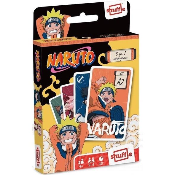 Cartamundi Shuffle Fun - Naruto 3w1 CARTAMUNDI